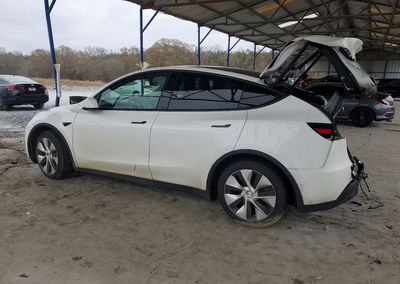 2022 Tesla Model Y, daño Trasero, Copart lote 76016455, foto 2 de 6