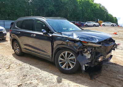 2020 Hyundai Santa Fe Limited, daño Frontal, Copart lote 54867636, foto 4 de 15