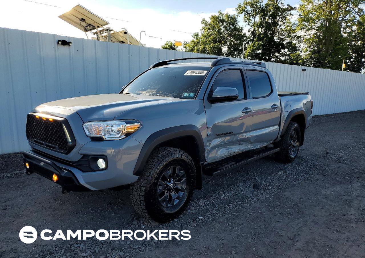2021 Toyota Tacoma Sr5 V6, пошкодження: Бік, Copart лот 64064306