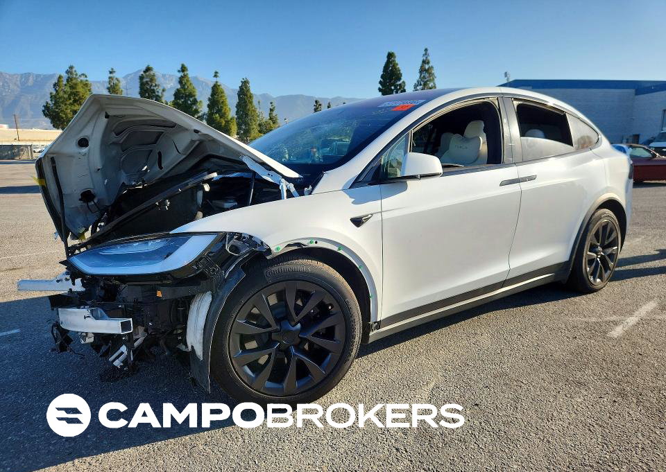 2022 Tesla Model X, uszkodzenie: Przód, Copart lot 57375696