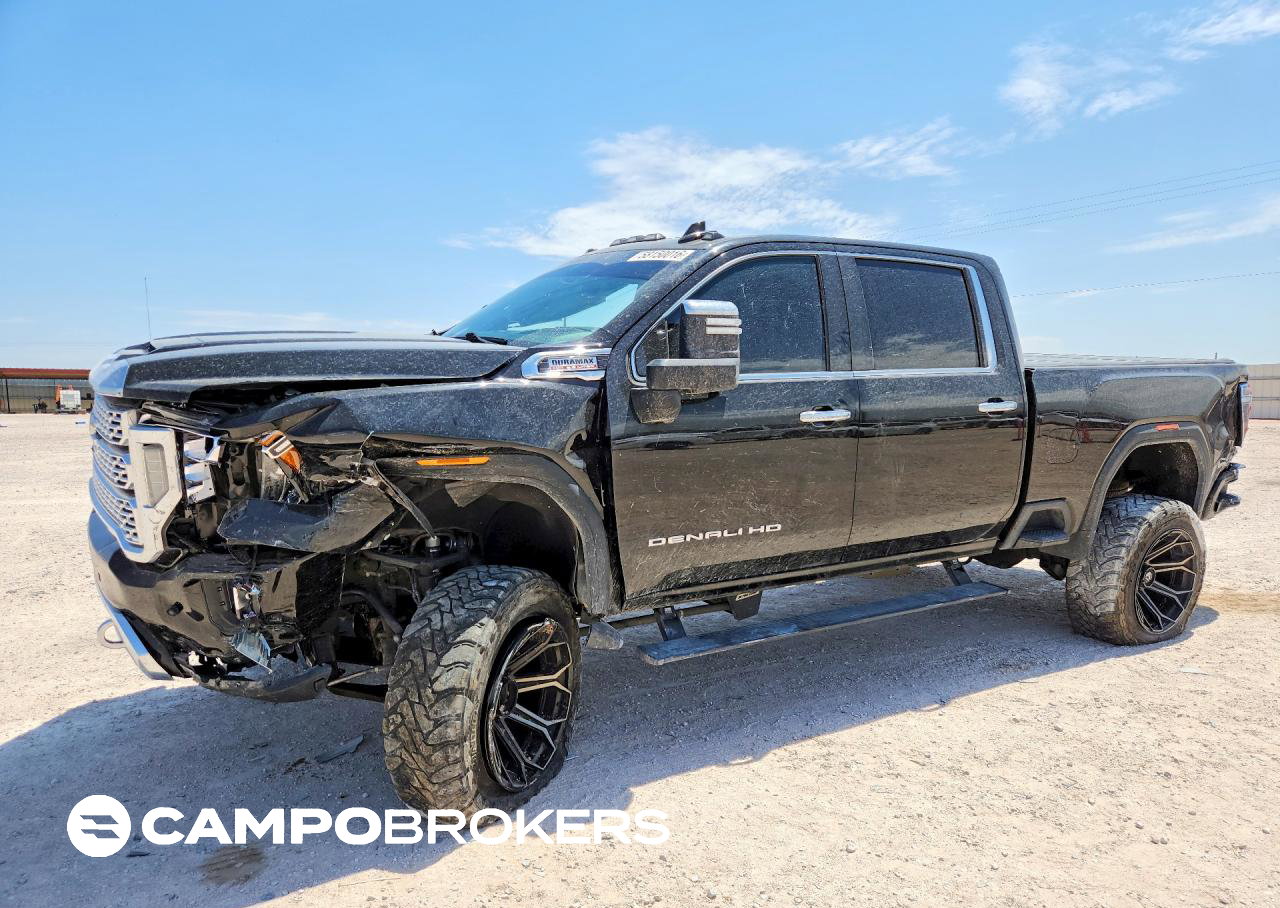 2022 Gmc Sierra K2500 Denali, daño Frontal, Copart lote 58150016