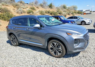 2019 Hyundai Santa Fe Ultimate 2.0t, uszkodzenie: Bok, Copart lot 61885736, zdjęcie 4 z 13