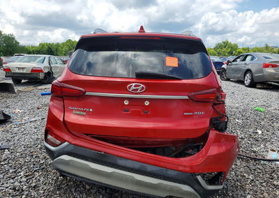 2019 Hyundai Santa Fe Ultimate 2.0t, daño Generalizado, Copart lote 59737536, foto 6 de 14