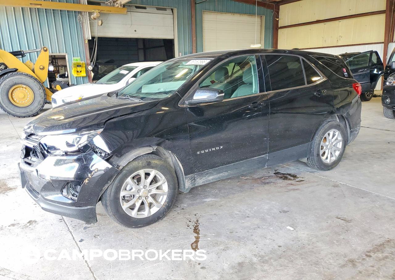 2019 Chevrolet Equinox Lt, Front End damage, Copart lot 58152586