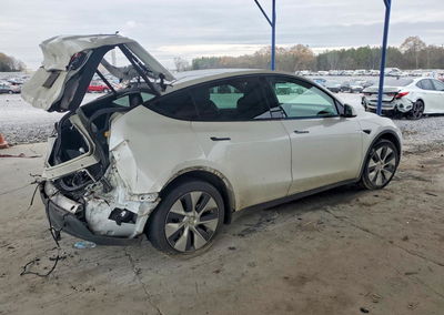2022 Tesla Model Y, daño Trasero, Copart lote 76016455, foto 3 de 6