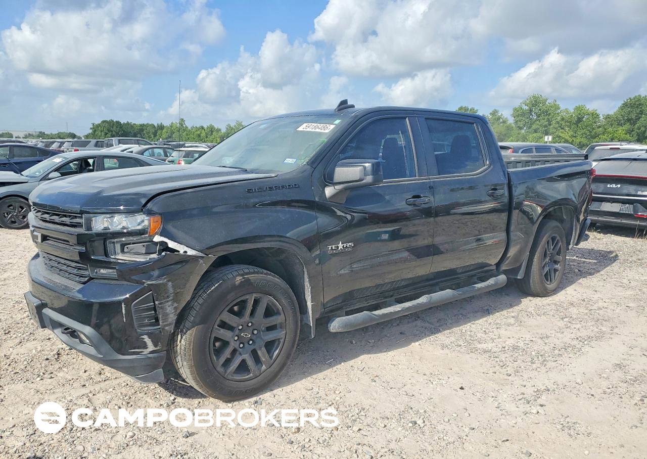2021 Chevrolet Silverado C1500 Rst, daño Trasero, Copart lote 59186486