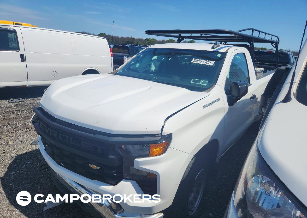2022 Chevrolet Silverado C1500, daño Frontal, Copart lote 99565905