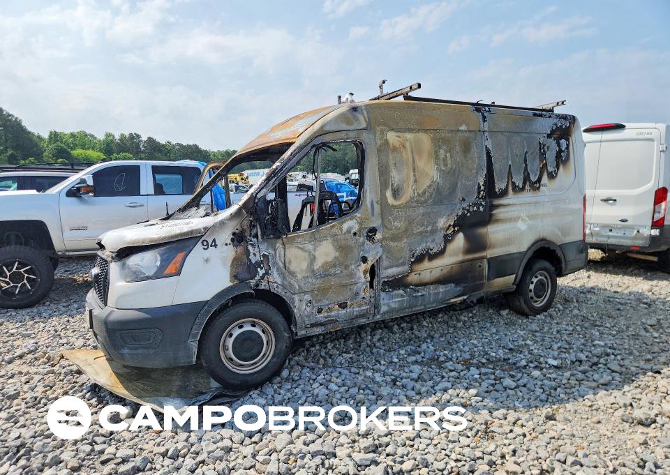 2025 Ford Transit T-250, пошкодження: Пожежа, Copart лот 51490756