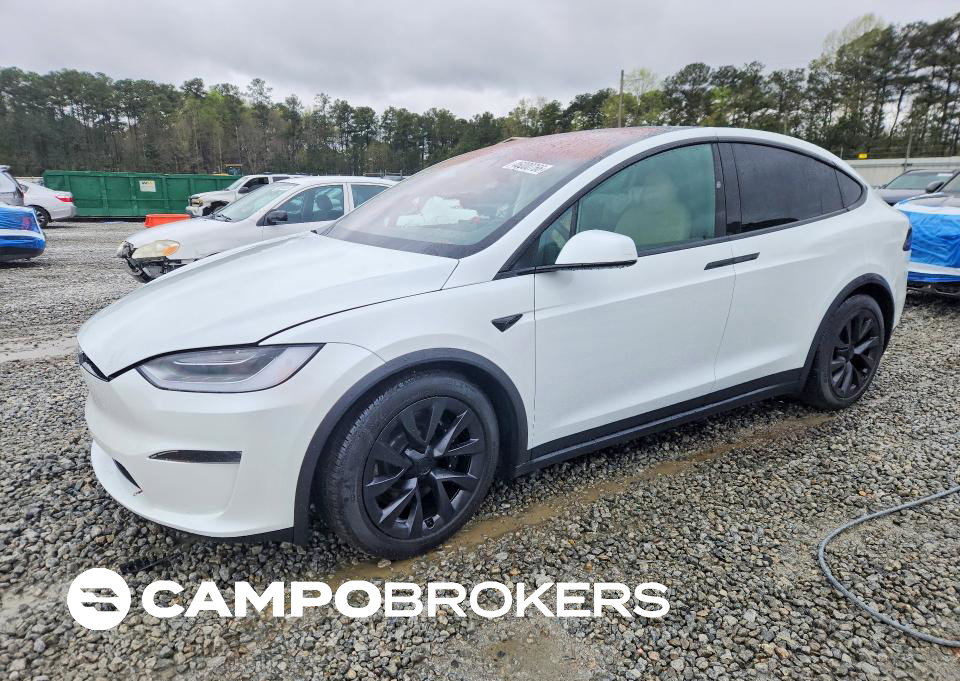 2023 Tesla Model X, uszkodzenie: Bok, Copart lot 46000766