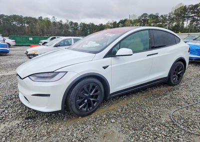 2023 Tesla Model X, daño Lateral, Copart lote 46000766
