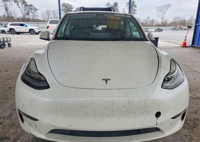2022 Tesla Model Y, daño Trasero, Copart lote 76016455, foto 5 de 6