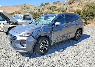 2019 Hyundai Santa Fe Ultimate 2.0t, uszkodzenie: Bok, Copart lot 61885736