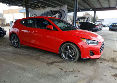 2019 Hyundai Veloster 2.0l, daño Frontal, Copart lote 63678476, foto 4 de 6