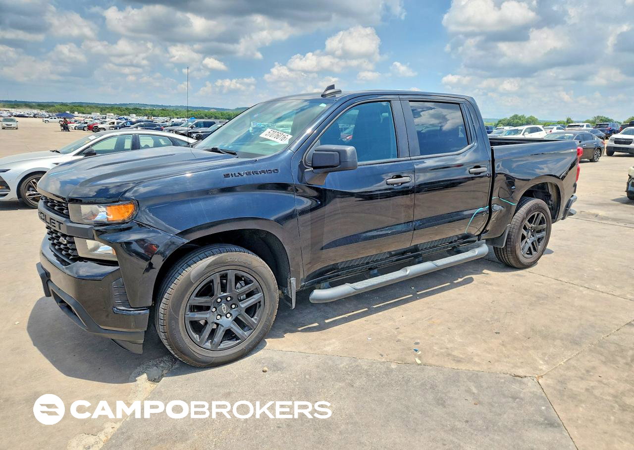 2022 Chevrolet Silverado Ltd C1500 Custom, uszkodzenie: Przód, Copart lot 57076016