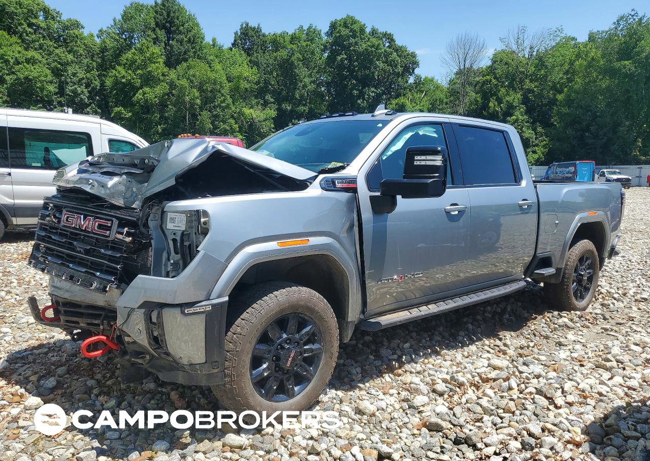2024 Gmc Sierra K2500 At4, daño Frontal, Copart lote 58351166