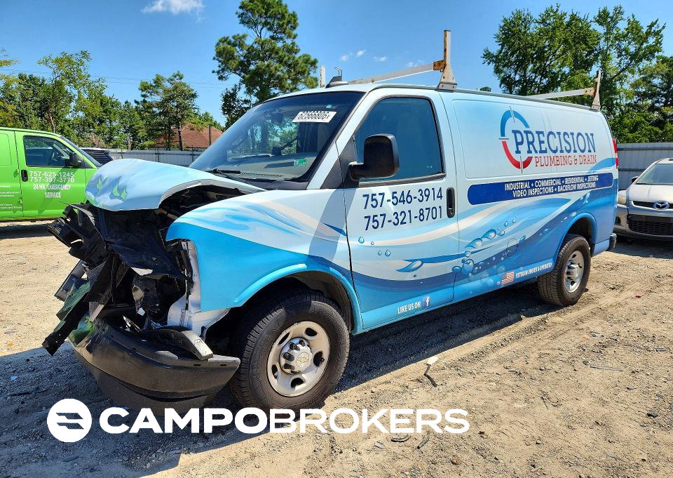 2020 Chevrolet Express G2500, пошкодження: Передня частина, Copart лот 62566806