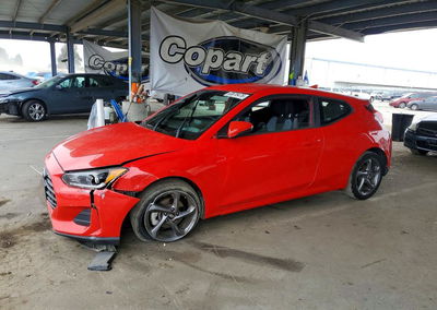 2019 Hyundai Veloster 2.0l, daño Frontal, Copart lote 63678476