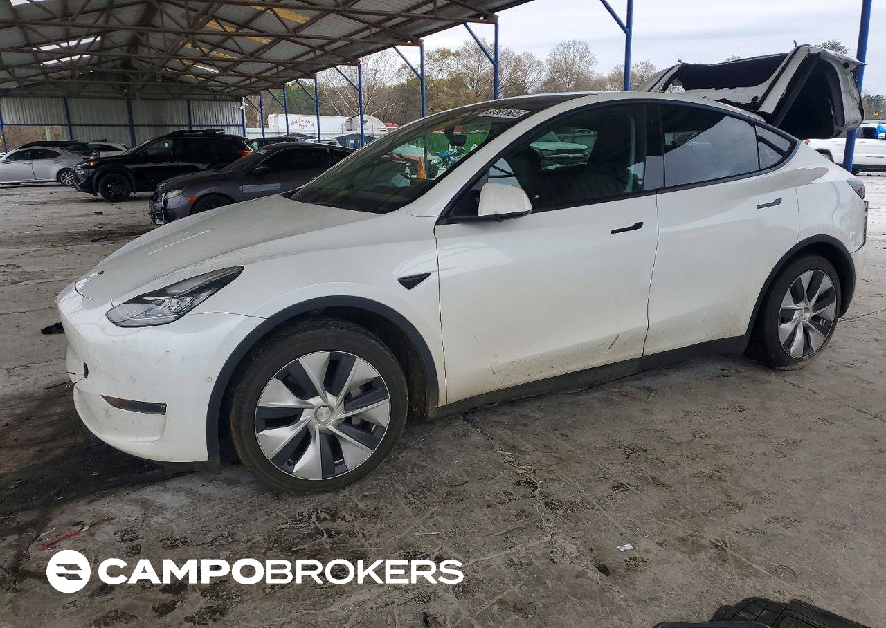 2022 Tesla Model Y, daño Trasero, Copart lote 76016455