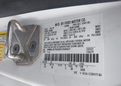 2022 Ford Transit Connect Xl, uszkodzenie: Transmission Damage, Iaai lot 45762389, zdjęcie 4 z 6