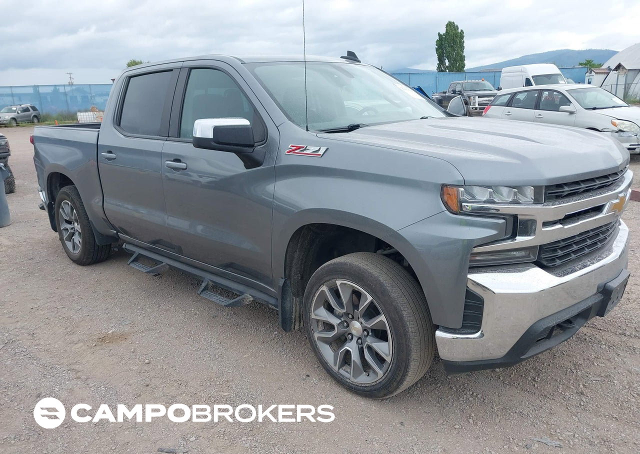 2021 Chevrolet Silverado 1500 4wd  Short Bed Lt, daño Lateral izquierdo, Iaai lote 45474591