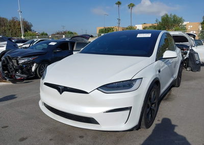 2022 Tesla Model X Dual Motor All-wheel Drive/plaid Tri Motor All-wheel Drive, uszkodzenie: Tył, Iaai lot 45337874, zdjęcie