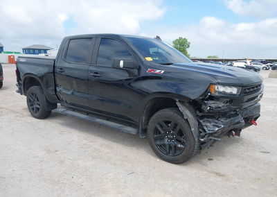 2021 Chevrolet Silverado 1500 4wd  Short Bed Lt Trail Boss, daño Frontal, Iaai lote 45392810