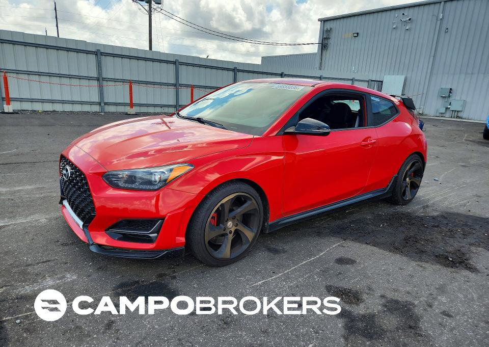 2020 Hyundai Veloster N Base, daño Techo, Copart lote 59555036