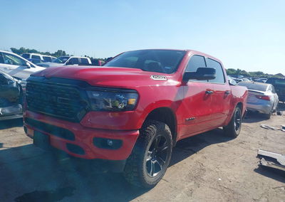 2023 Ram 1500 Lone Star  4x4 5'7 Box, daño Trasero derecho, Iaai lote 45229477, foto 2 de 6