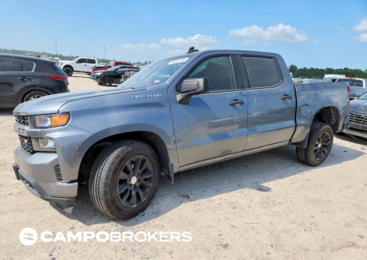 2022 Chevrolet Silverado Ltd C1500 Custom, uszkodzenie: Przód, Copart lot 58587156