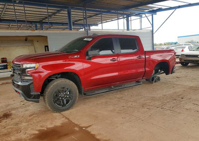 2021 Chevrolet Silverado K1500 Lt Trail Boss, Side damage, Copart lot 77866885