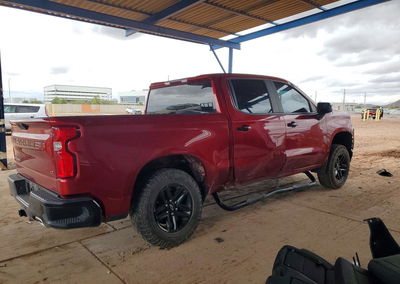 2021 Chevrolet Silverado K1500 Lt Trail Boss, Side damage, Copart lot 77866885, photo 3 of 6