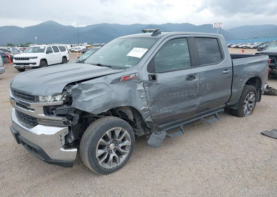 2021 Chevrolet Silverado 1500 4wd  Short Bed Lt, daño Lateral izquierdo, Iaai lote 45474591, foto 2 de 6