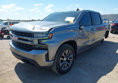2020 Chevrolet Silverado 1500 4wd  Standard Bed Lt, Rollover damage, Iaai lot 45098357, photo 2 of 6