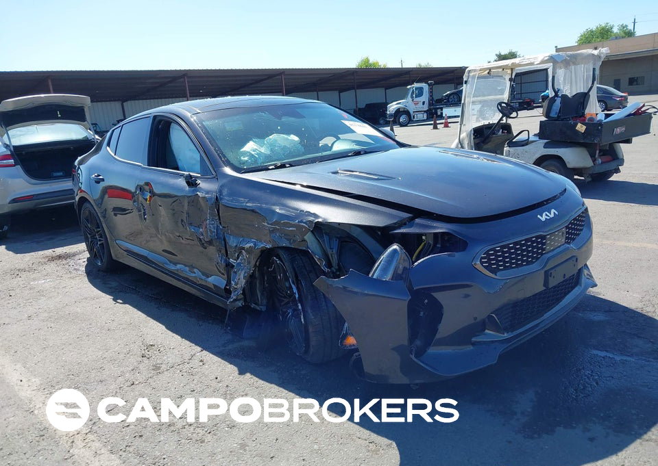2023 Kia Stinger Gt2, daño Frontal, Iaai lote 45138412