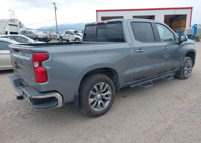 2021 Chevrolet Silverado 1500 4wd  Short Bed Lt, daño Lateral izquierdo, Iaai lote 45474591, foto 4 de 6