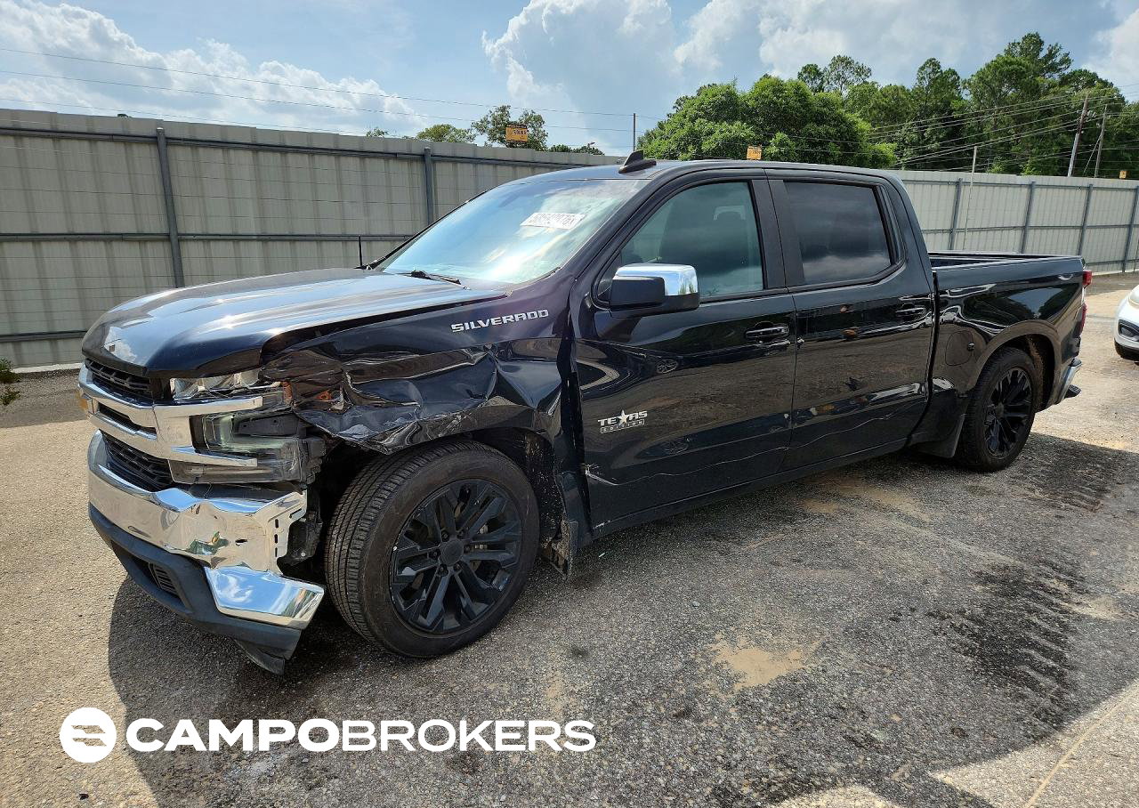 2021 Chevrolet Silverado 1500 Custo, uszkodzenie: Przód, Copart lot 61816046