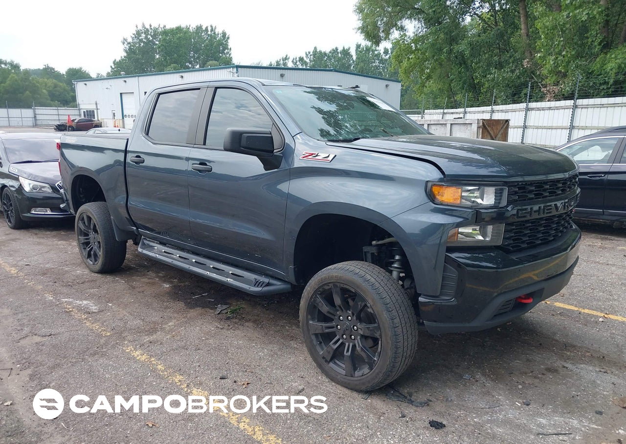 2019 Chevrolet Silverado 1500 Custom Trail Boss, uszkodzenie: Dach, Iaai lot 45681635