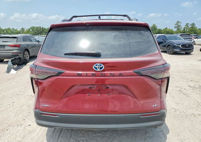 2025 Toyota Sienna Le, daño Frontal, Copart lote 63899026, foto 6 de 6