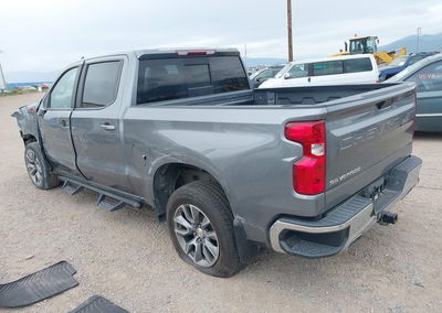 2021 Chevrolet Silverado 1500 4wd  Short Bed Lt, daño Lateral izquierdo, Iaai lote 45474591, foto 3 de 6