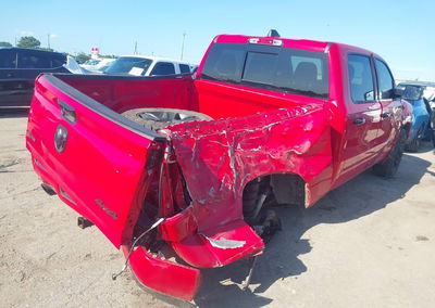 2023 Ram 1500 Lone Star  4x4 5'7 Box, daño Trasero derecho, Iaai lote 45229477, foto 4 de 6