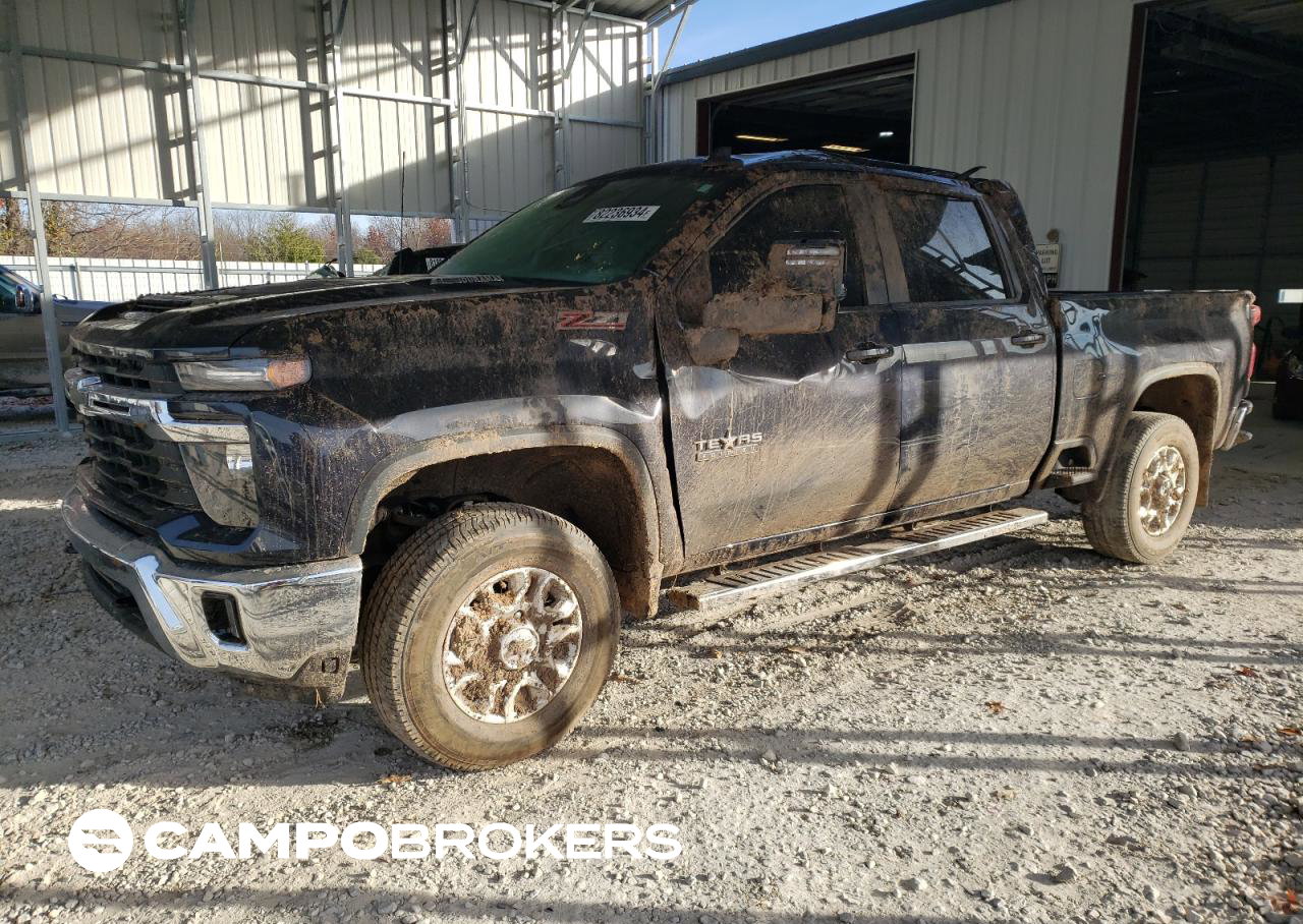 2024 Chevrolet Silverado K2500 Heavy Duty Lt, пошкодження: Перекидання, Copart лот 82236934