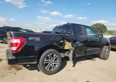 2023 Ford F150 Super Cab, daño Lateral, Copart lote 95390435, foto 3 de 6