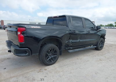 2021 Chevrolet Silverado 1500 4wd  Short Bed Lt Trail Boss, daño Frontal, Iaai lote 45392810, foto 4 de 6