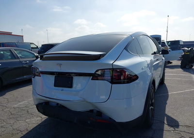 2022 Tesla Model X Dual Motor All-wheel Drive/plaid Tri Motor All-wheel Drive, uszkodzenie: Tył, Iaai lot 45337874, zdjęcie