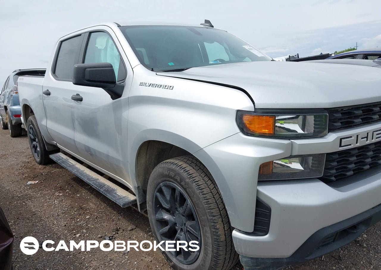2020 Chevrolet Silverado 1500, daño Lateral izquierdo, Iaai lote 45404132