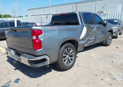 2020 Chevrolet Silverado 1500 4wd  Standard Bed Lt, Rollover damage, Iaai lot 45098357, photo 4 of 6