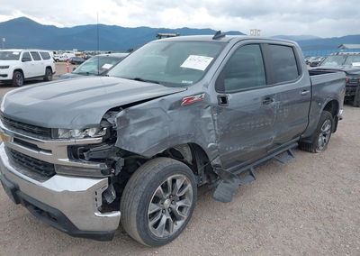 2021 Chevrolet Silverado 1500 4wd  Short Bed Lt, daño Lateral izquierdo, Iaai lote 45474591, foto 6 de 6