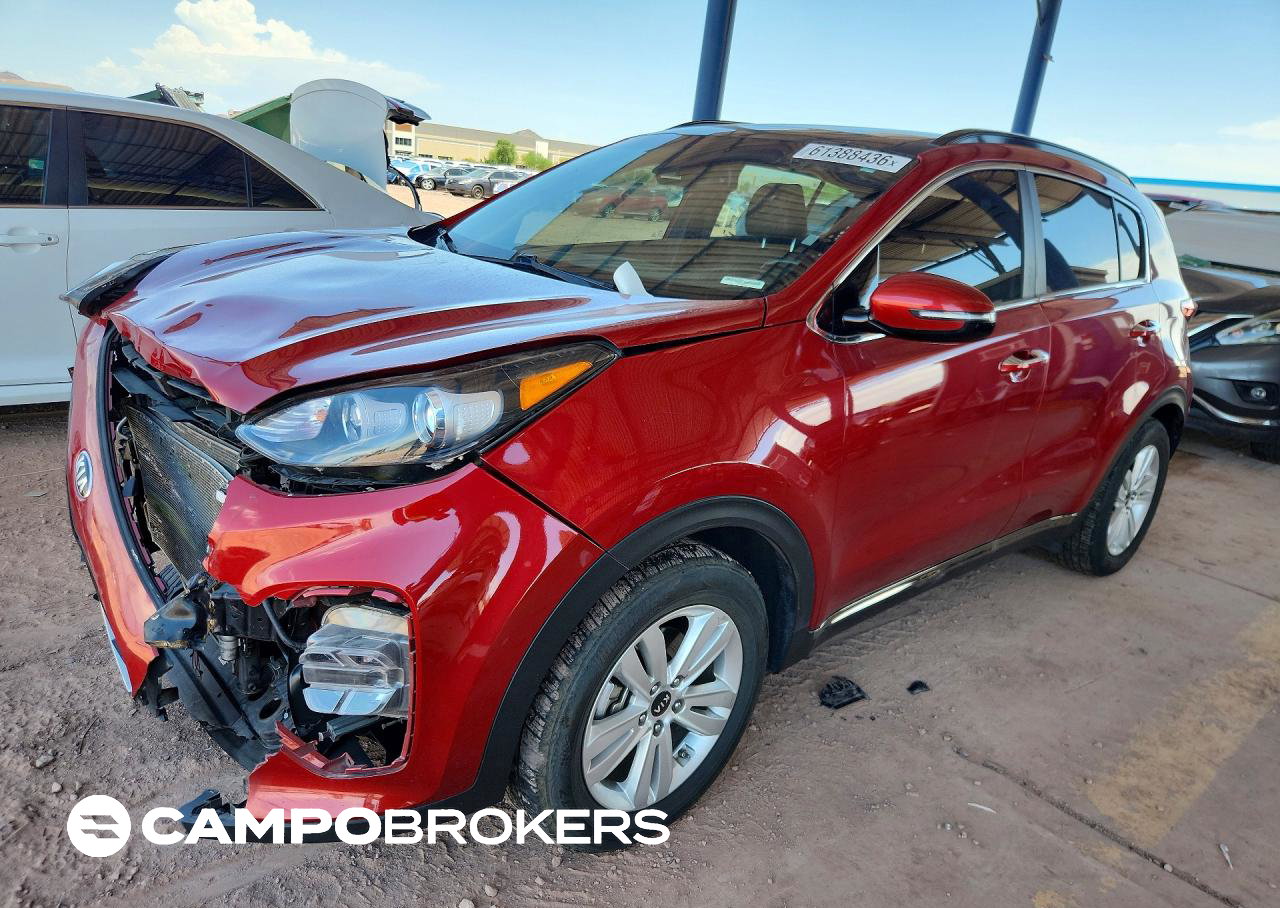 2020 Kia Sportage S, Front End damage, Copart lot 61388436