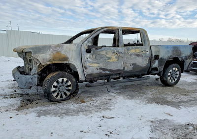 2021 Chevrolet Silverado K2500 Heavy Duty Ltz, daño Incendio, Copart lote 75934795