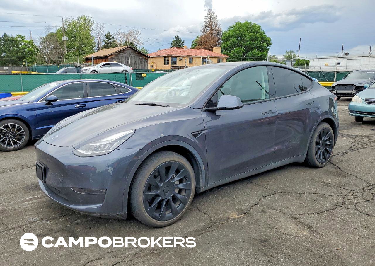 2021 Tesla Model Y, uszkodzenie: Tył, Copart lot 56126516